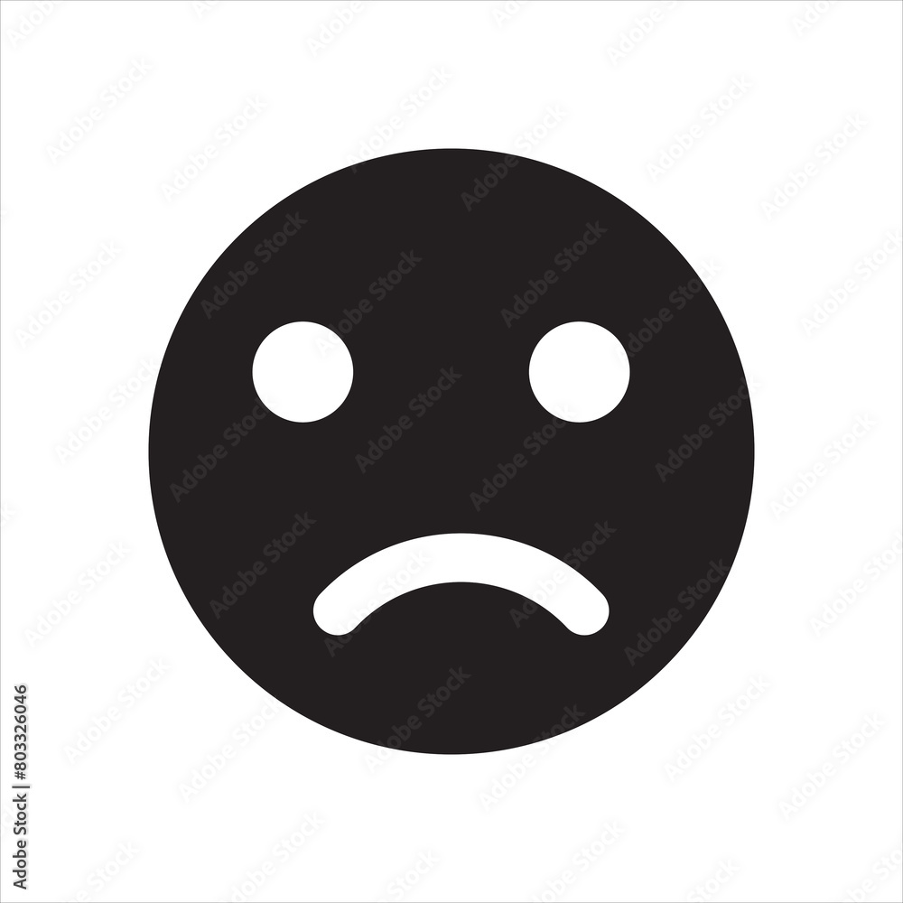 Face smile icon positive neutral. Happy face emoji vector icon. Black color and simple solid, Symbol, vector illustration. Face smile icon positive neutral. Happy face emoji vector icon. Black color and simple solid, Symbol, vector illustration.