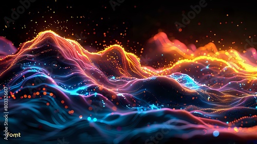 Wallpaper Mural Neon Nebula: A Dynamic Landscape of Digital Innovation Torontodigital.ca