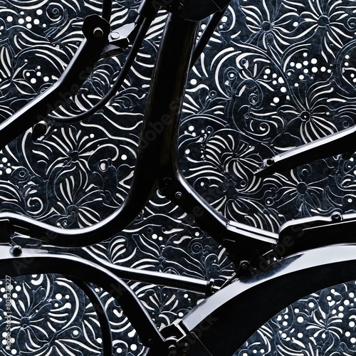 Machinery Seamless Pattern Background