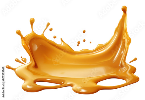 PNG Splash of caramel simplicity splattered splashing.