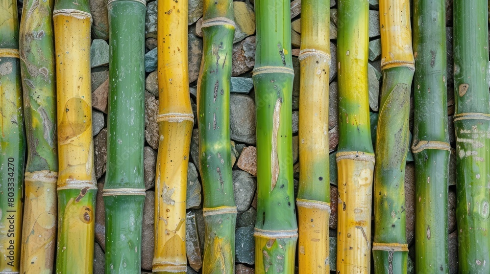 Close up of bamboo wall texture background. Close up of bamboo wall texture background.