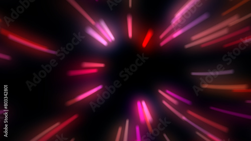 Abstract colored background imitating speed dialing in space