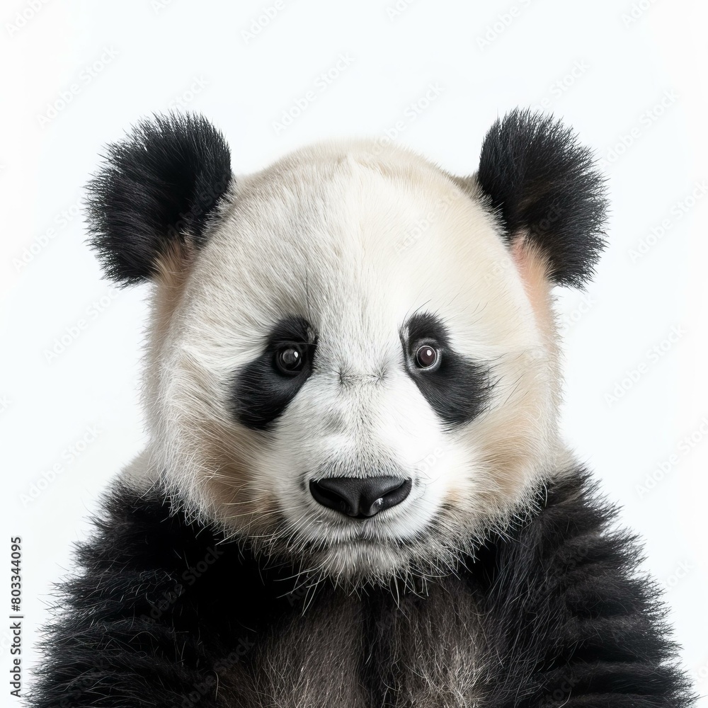 Fototapeta premium A close-up of a panda's face