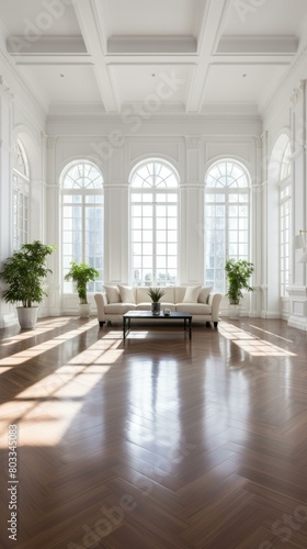 Bright and Airy Living Room With Large Windows