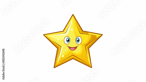 A bright and shining star in the night sky always lighting up your world with joy and happiness even on the darkest of nights.. Cartoon Vector