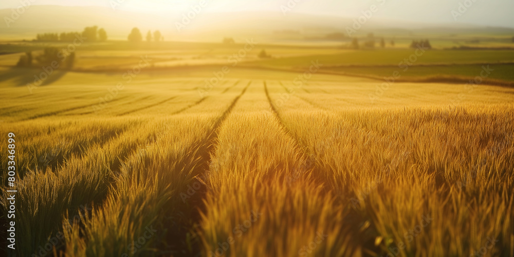Obraz premium Photo of an agricultural field
