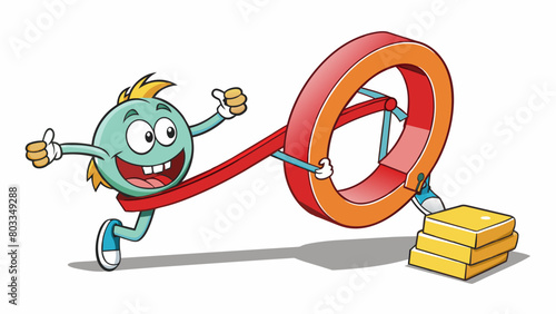 A rubber band stretching like a rubber band being pulled in opposite directions inflation causes prices to rise while the purchasing power of money. Cartoon Vector