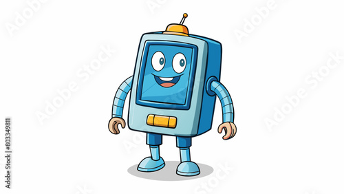 A sleek and hightech gadget could represent a techsavvy and innovative personality. The gadget is constantly adapting and evolving much like this type. Cartoon Vector