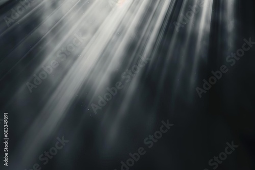 digital rays of hope soft light with volumetric effect dark website background optimistic composition concept illustration