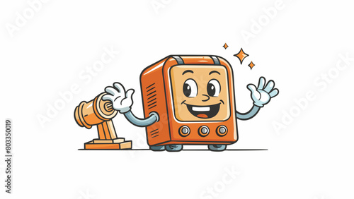 A smooth and polished speech carefully crafted and flawlessly exeed. Its words were deliberate and calculated leaving a lasting impression on the. Cartoon Vector