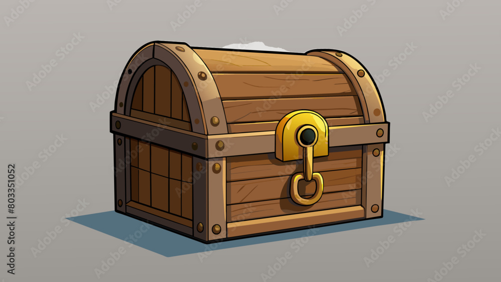 A wooden chest adorned with intricate carvings sits in the corner of a dimly lit room. Its rusted hinges creak as it slowly opens revealing a. Cartoon Vector A wooden chest adorned with intricate carvings sits in the corner of a dimly lit room. Its rusted hinges creak as it slowly opens revealing a. Cartoon Vector
