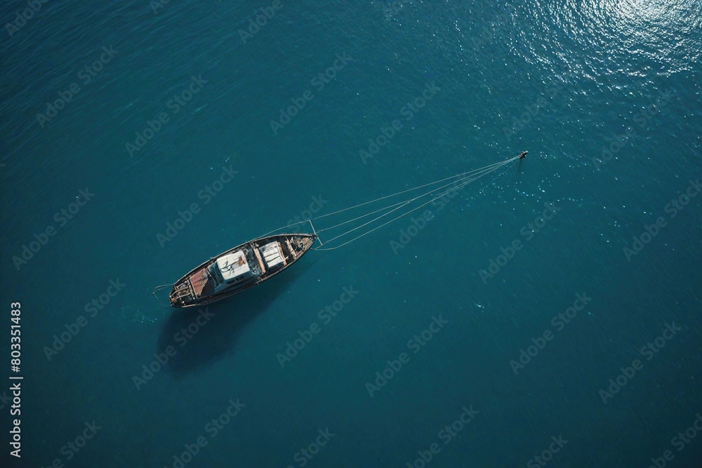 Fototapeta premium boat in the water