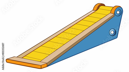 The inclined plane A sloped surface with one end higher than the other. Objects p on the plane will roll or slide downwards due to the force of. Cartoon Vector