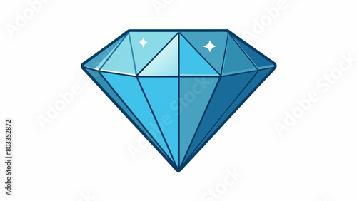 The smooth flawless surface of the diamond gives the illusion of being transparent allowing light to pass through and create a stunning display of. Cartoon Vector