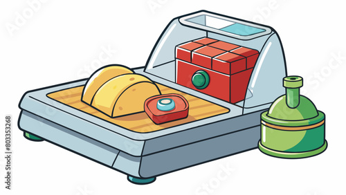 When packaging food items sealing is necessary to maintain their freshness and prevent spoilage. A vacuum sealer is used to remove all the air from. Cartoon Vector