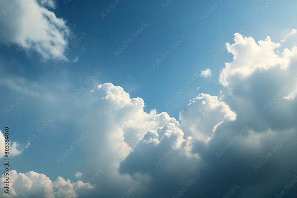 Fototapeta premium blue sky with clouds