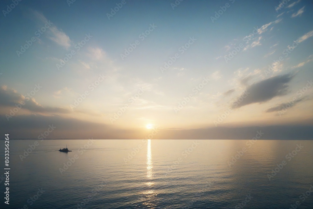 Fototapeta premium sunset over the sea