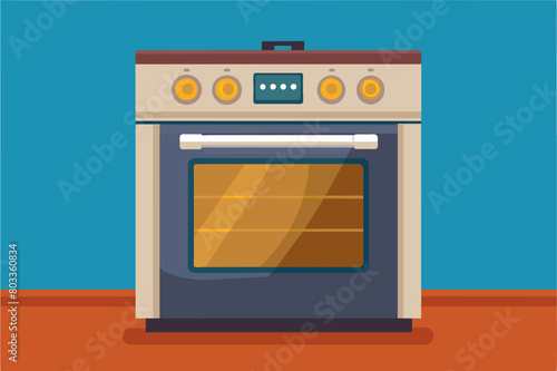 self-cleaning oven with a completely smooth, touch-sensitive control panel