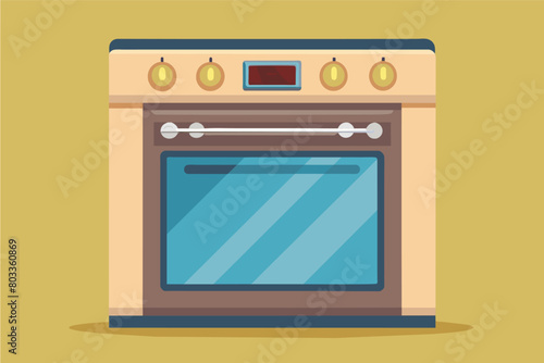 self-cleaning oven with a completely smooth, touch-sensitive control panel
