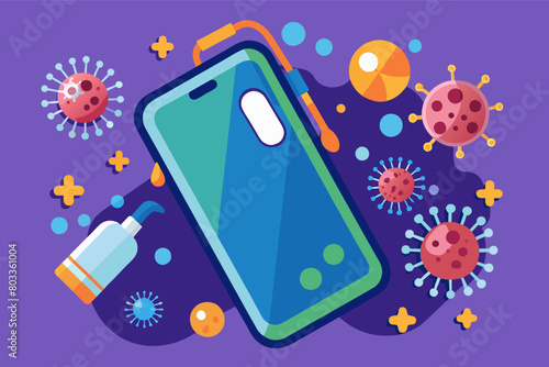 self-cleaning and disinfecting phone case that eliminates germs and bacteria