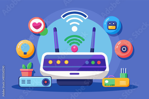 router with built-in parental controls to manage internet access for children