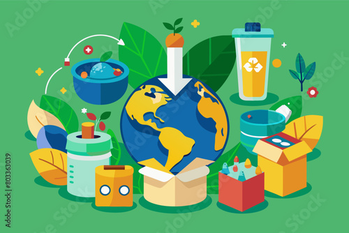 product packaging design that transforms into a reusable item, promoting sustainability