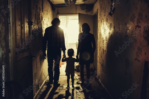Abuse within families causes pain, fear, and trauma, undermining trust and safety. photo
