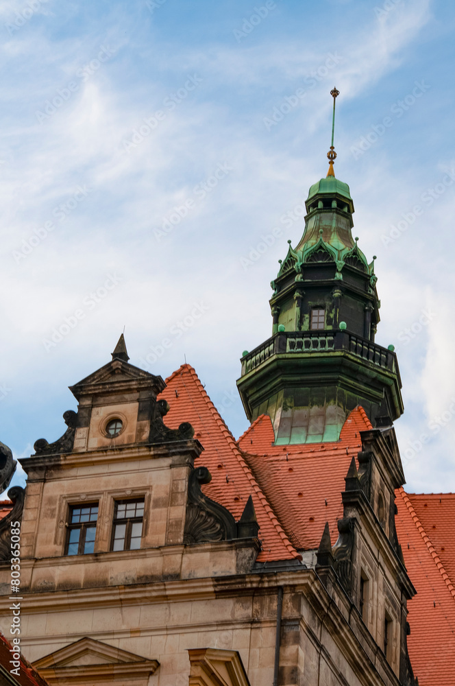 Fototapeta premium Dresdner Residenzschloss or Dresden Castle at Germany