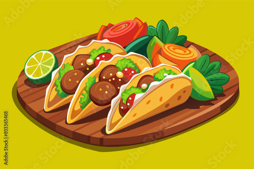 platter of street-style carne asada tacos