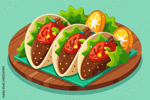 platter of street-style carne asada tacos