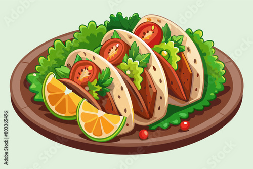 platter of street-style carne asada tacos