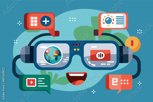 pair of smart glasses that record videos and translate languages in real-time