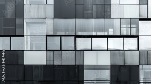monochrome window glass geometry architecture building glasses modern abstract background