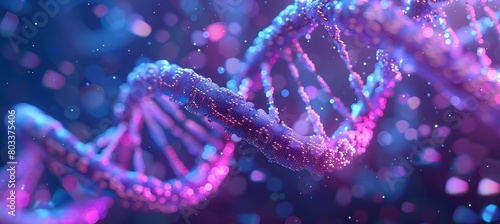 Exploring the essence of life  dna, genetic code, and cell structure in living organisms photo