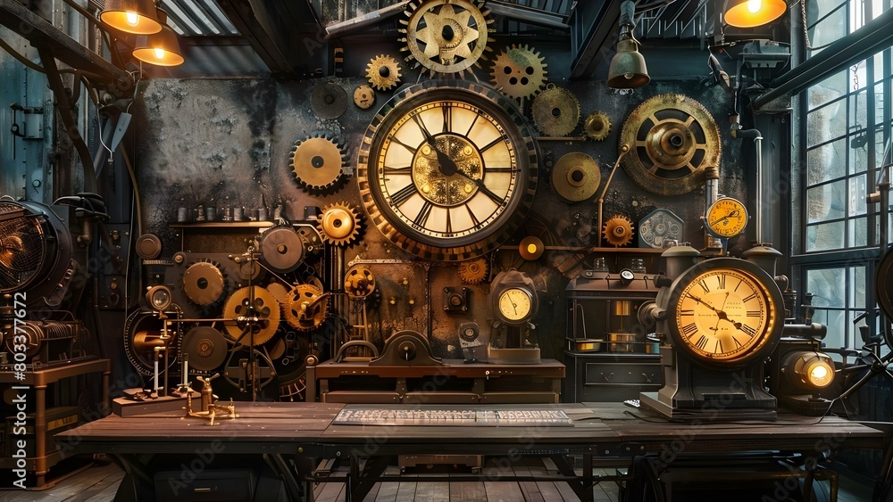 Innovative blend of old and new tech creates whimsical journey through time . Concept Technology, Innovation, Time Travel, Whimsical, Journey Innovative blend of old and new tech creates whimsical journey through time . Concept Technology, Innovation, Time Travel, Whimsical, Journey
