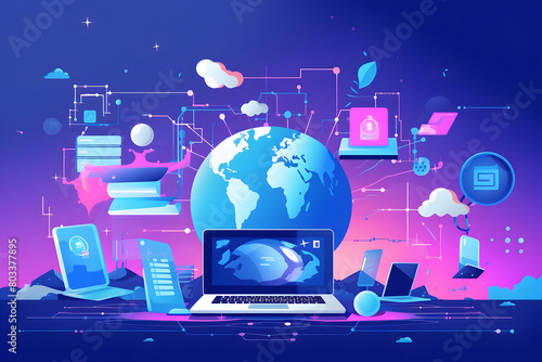 Education Technology Solutions Banner, Learning Management Systems and EdTech Networks