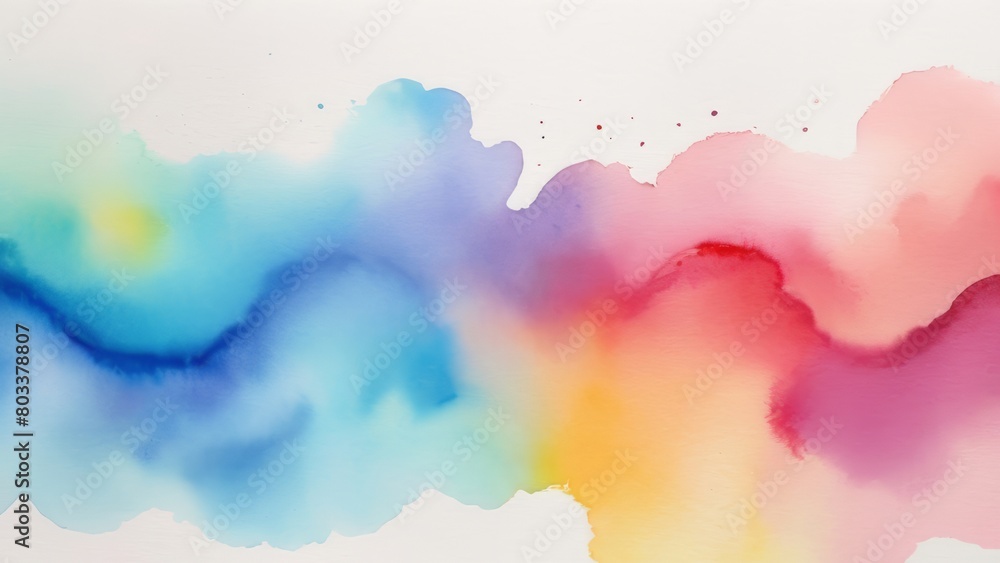 Abstract Watercolor Painterly Magic Suitable for Invitation Background
