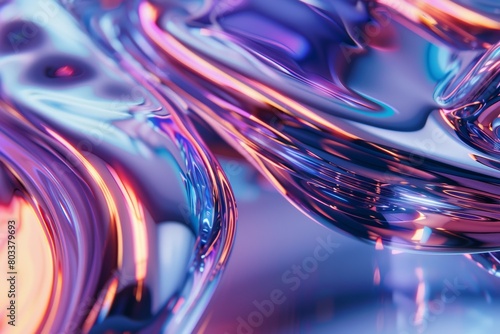 Close Up of Colorful Glass Object