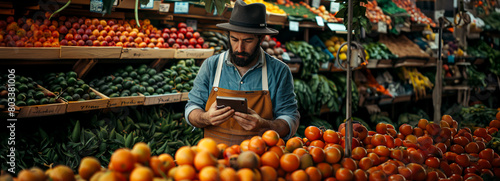 Digital Farming: Analyzing Fruit Availability in the Market Using Tablet Technology
