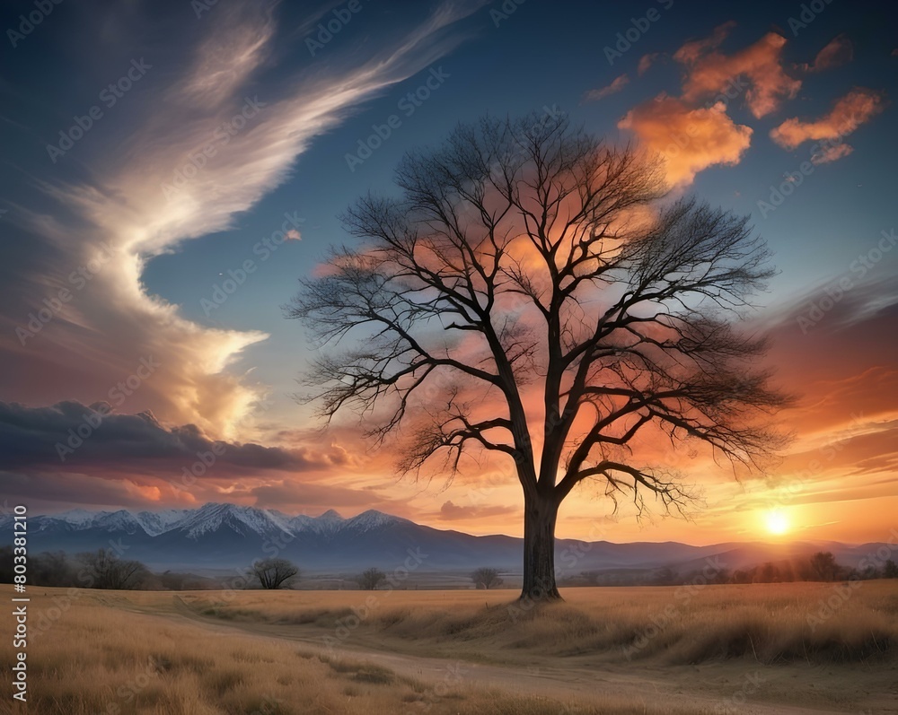 tree in the sunset, sunset in the forest, sunset in the mountains, sunset and sky, landscape tree in the sunset, sunset in the forest, sunset in the mountains, sunset and sky, landscape