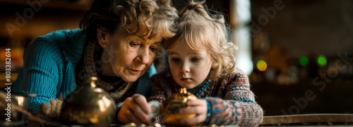Passing Down Prosperity: Teaching Financial Savvy from Grandma to Granddaughter through Coin Saving and Investments