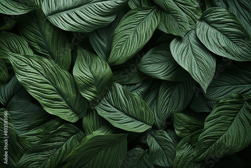 Lush Green Leaf Texture