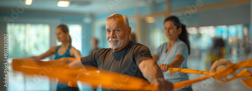 Elderly Wellness Program: Elevating Physical Therapy and Exercise Support in Retirement Communities with Expert Physiotherapists and Stretching Bands