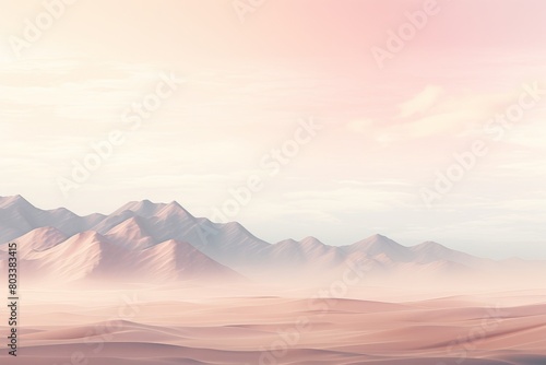 Pastel Desert Dawn
