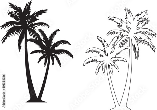palm trees silhouettes-set of palm trees-palm trees silhouettes-set of trees-set of palms    palm  tree  beach  tropical  summer  vector  island  sun   illustration  silhouette  nature  sea  travel  