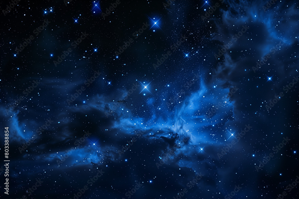 night sky universe stars nebula galaxy. High quality photo