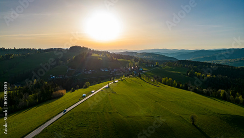 Obraz na płótnie Tatry Zielone Pola Wiosna w salonie