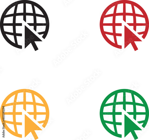 Web icon vector