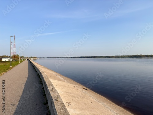 pier on the river