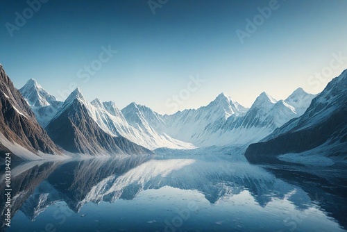 mountains and lake © birdmanphoto